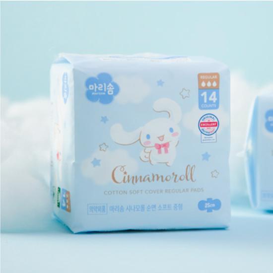 Мягкие гигиенические салфетки Marisom Sanrio Cotton 5 видов (выберите 1)