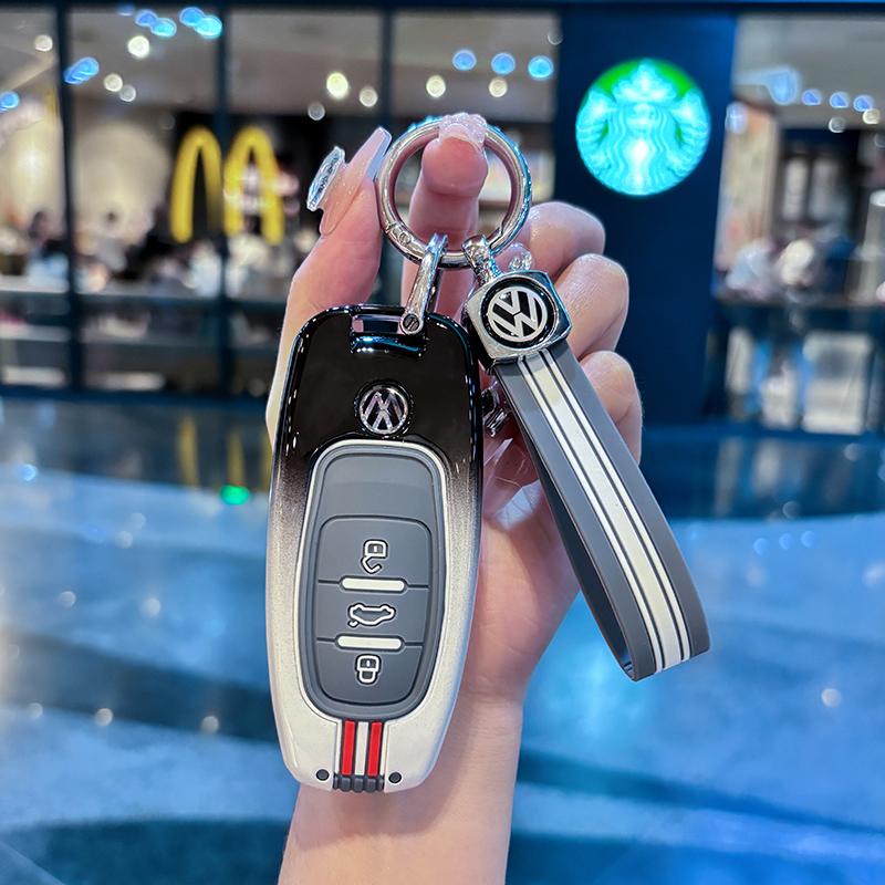 Для VOLKSWAGEN Чехол-держатель-защита для автомобильного ключа Оболочка Для VW Tiguan Touran Caddy Beetle Jetta Eos Golf Polo Hella Бесключевой Дист