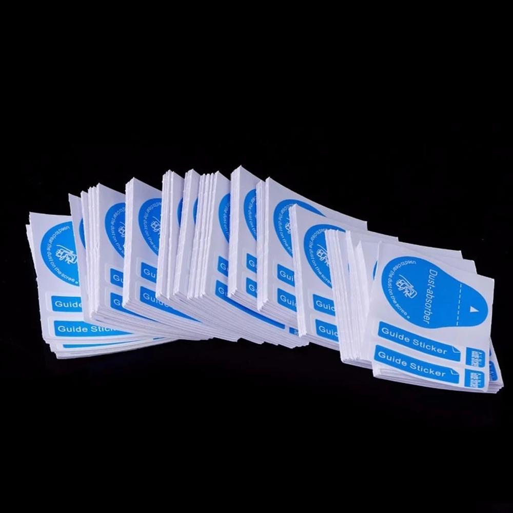 Tempered Glass Dust Papers Cell Phone Dust Absorber Dust Removal Sticker Screen Cleaning Tool