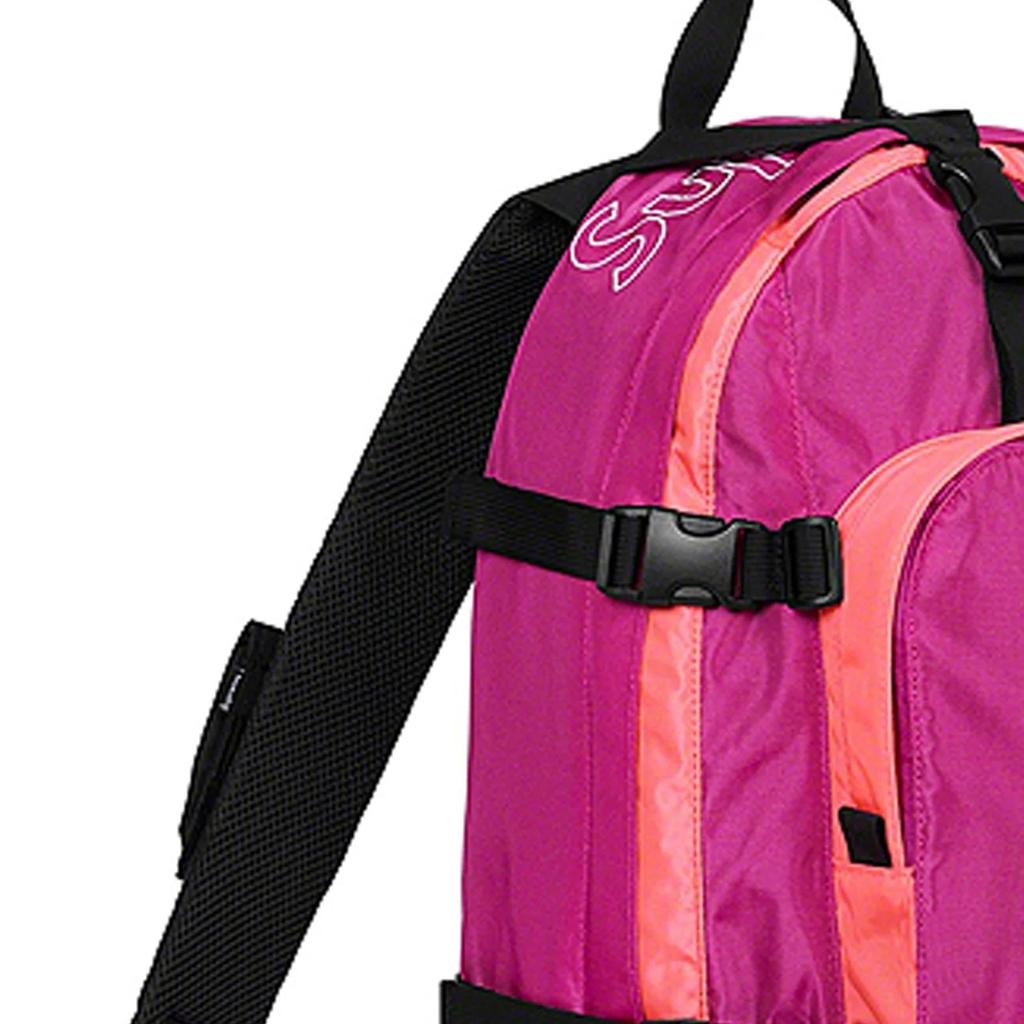 Supreme FW19Supreme FW19 Week 8 Athleisure Nylon Travel Bag Backpack Regular Unisex Rose Red (Unisex) Backpacks SUP FW19 017