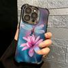 Красивый Чехол для Телефона с Покрытием в Эстетике Стрекозы Для Iphone 16 17 Pro Max Air 16E 14 15 Plus 12 13 Mini Противоударный Чехол с Подушкой Безопасности
