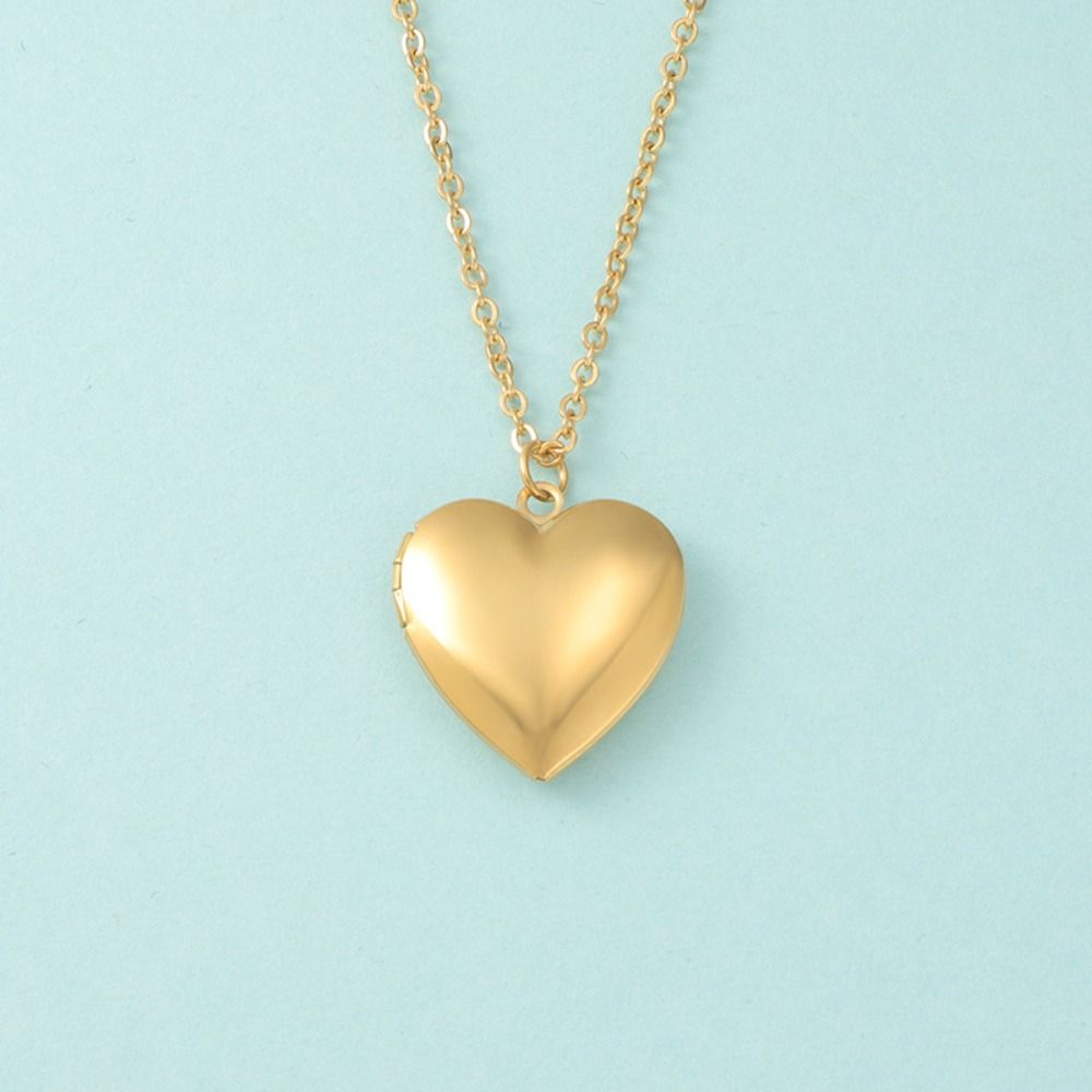 Женские украшения в форме сердца Подарочные ожерелья Фото Медальон DIY Ожерелье Фоторамки Подвеска