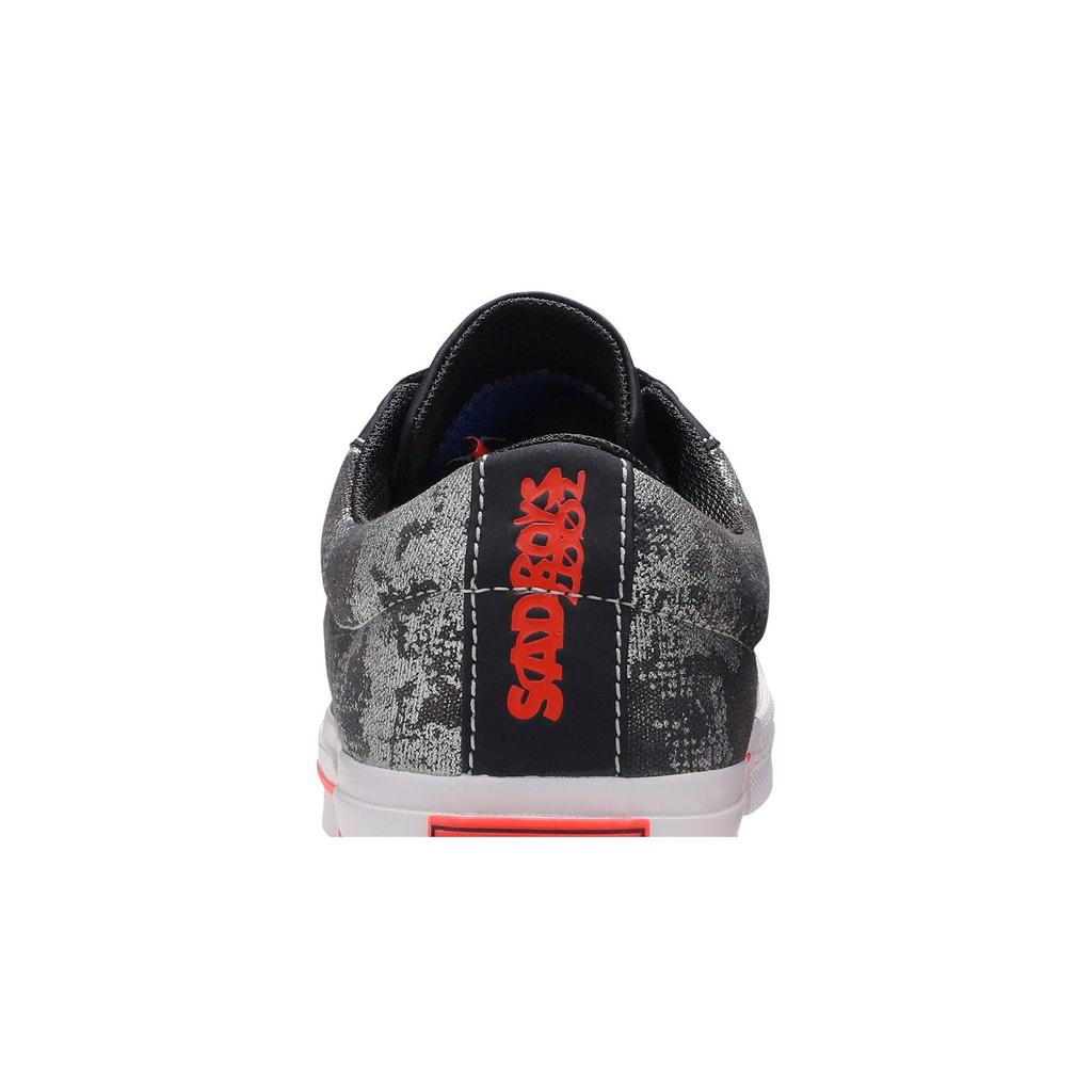 Converse One Star Ox (Unisex) Black / Silver / Red Canvas Shoes 165743C