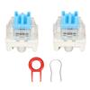 10Pcs Keyboard Switches Blue Switch Exquisite Structure for Replacement DIY Mechanical