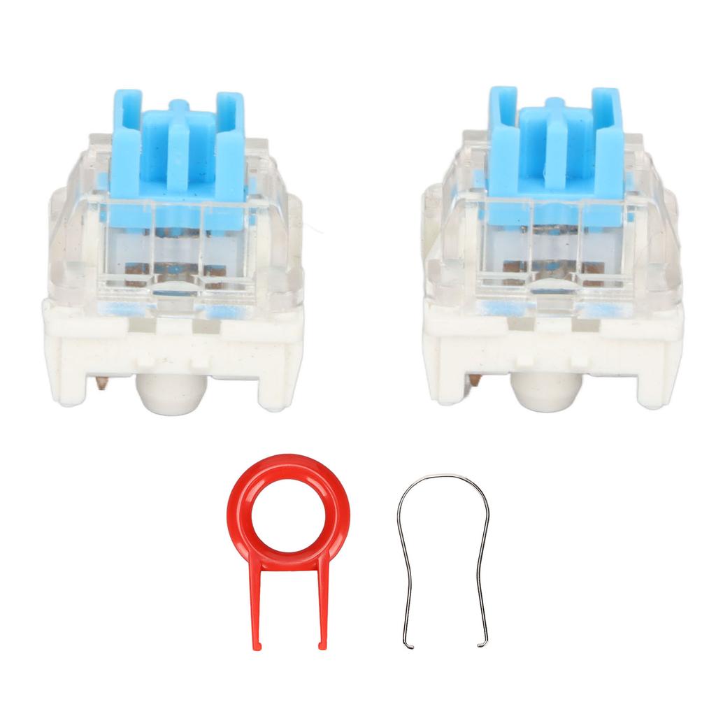 10Pcs Keyboard Switches Blue Switch Exquisite Structure for Replacement DIY Mechanical