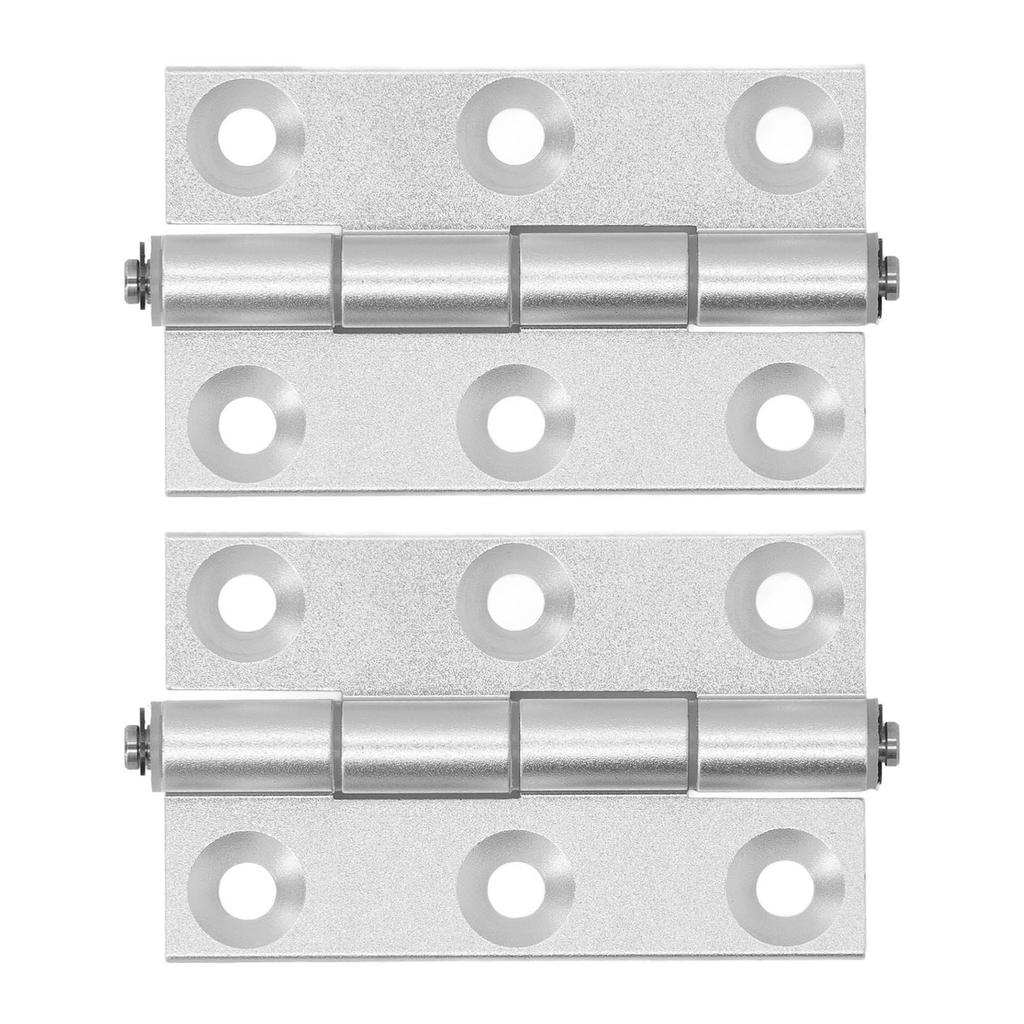 2 шт. Плоская петля Складной алюминиевый профиль Смоляная втулка Оси Квадратная дверная фурнитура