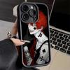 Чехол для телефона iPhone 17 Air 16E 15 16 Pro Max Дьявол Плохой Парень Аниме Стиль Чехол 14 Plus 13 12 Mini Мягкий Силиконовый Fundas