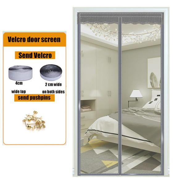 2024 Summer Big Size Door Mesh Curtain Anti-mosquito Nets for Doors Kitchen Curtains Mesh Magnets Separators Screens