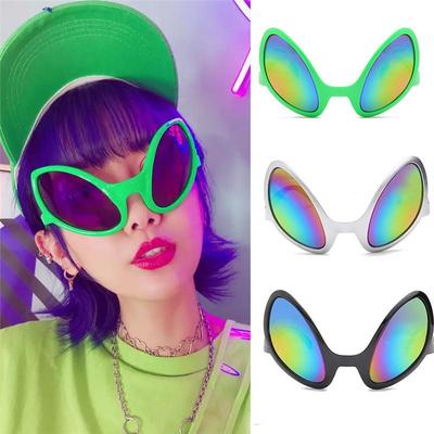 Забавные солнцезащитные очки с глазами инопланетянина, модная новинка, реквизит для косплея, вечерние аксессуары для костюмов на Хэллоуин, детские игрушечные очки