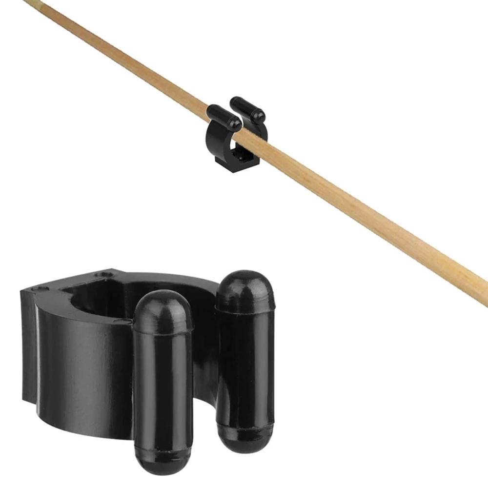 20-Pack Wall Mounted Fishing Rod Holder Billiards Cue Clip Fishing Rod Storage Clips Rod Organizer
