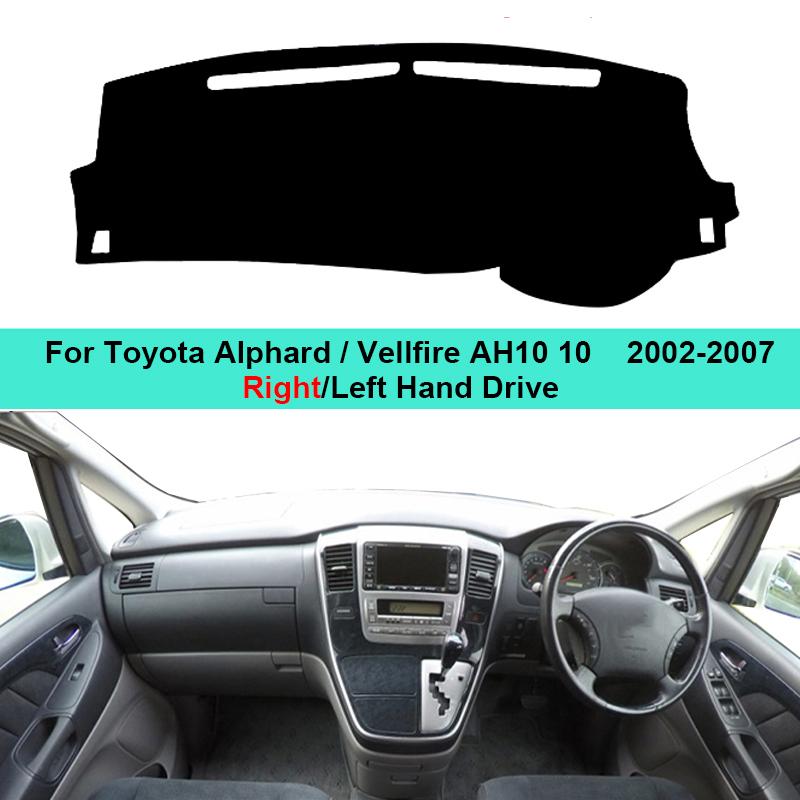 Автомобильный коврик на панель приборов для Toyota Alphard / Vellfire AH10 10 2002 2003 2004 2005 2006 2007 LHD RHD Ковер Авто