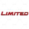 3D Metal LIMITED Letters Rear Trunk Emblem Sticker Car Side Fender Badge Decals For Toyota Highlander Accessories HH0