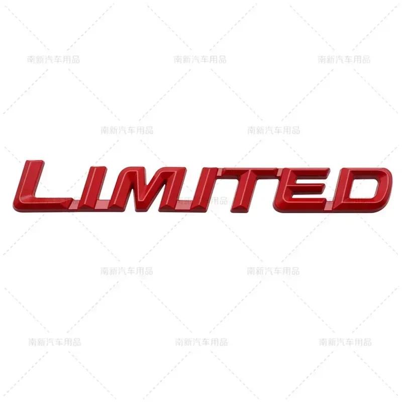3D Metal LIMITED Letters Rear Trunk Emblem Sticker Car Side Fender Badge Decals For Toyota Highlander Accessories HH0