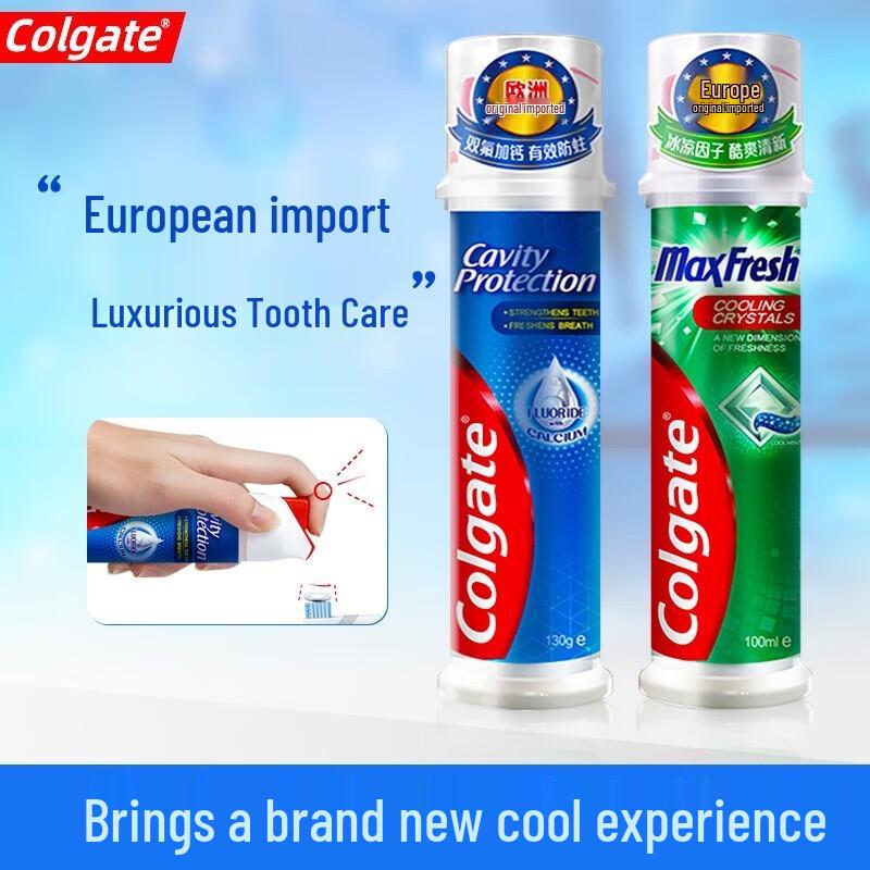 Colgate Зубная паста в дозаторе, двойная упаковка