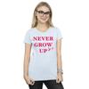 Disney Womens/Ladies Peter Pan Never Grow Up Cotton T-Shirt