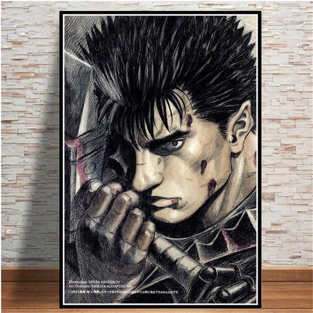 Maniac Japanese Anime Poster Retro Cartoon Canvas Painting and Printing Retro Art Wall Decoration Home Decoration