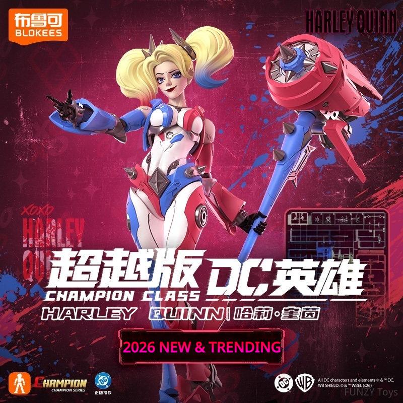 DC Чемпион Класс 04 Харли Квинн Подвижная Фигурка-Конструктор Модель Набор Коллекционный Орнамент Подарок для Детей 2026