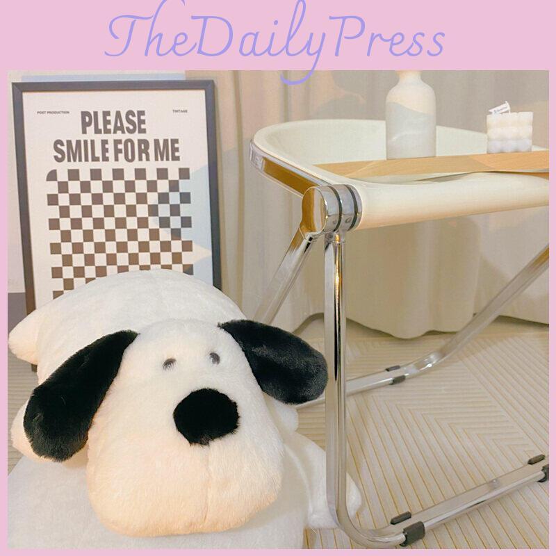 Милая Черно-Белая Плюшевая Игрушка Мопс Для Девочек, Идеальный Компаньон для Кровати, Лучший Подарок на День Рождения для Лучших Друзей