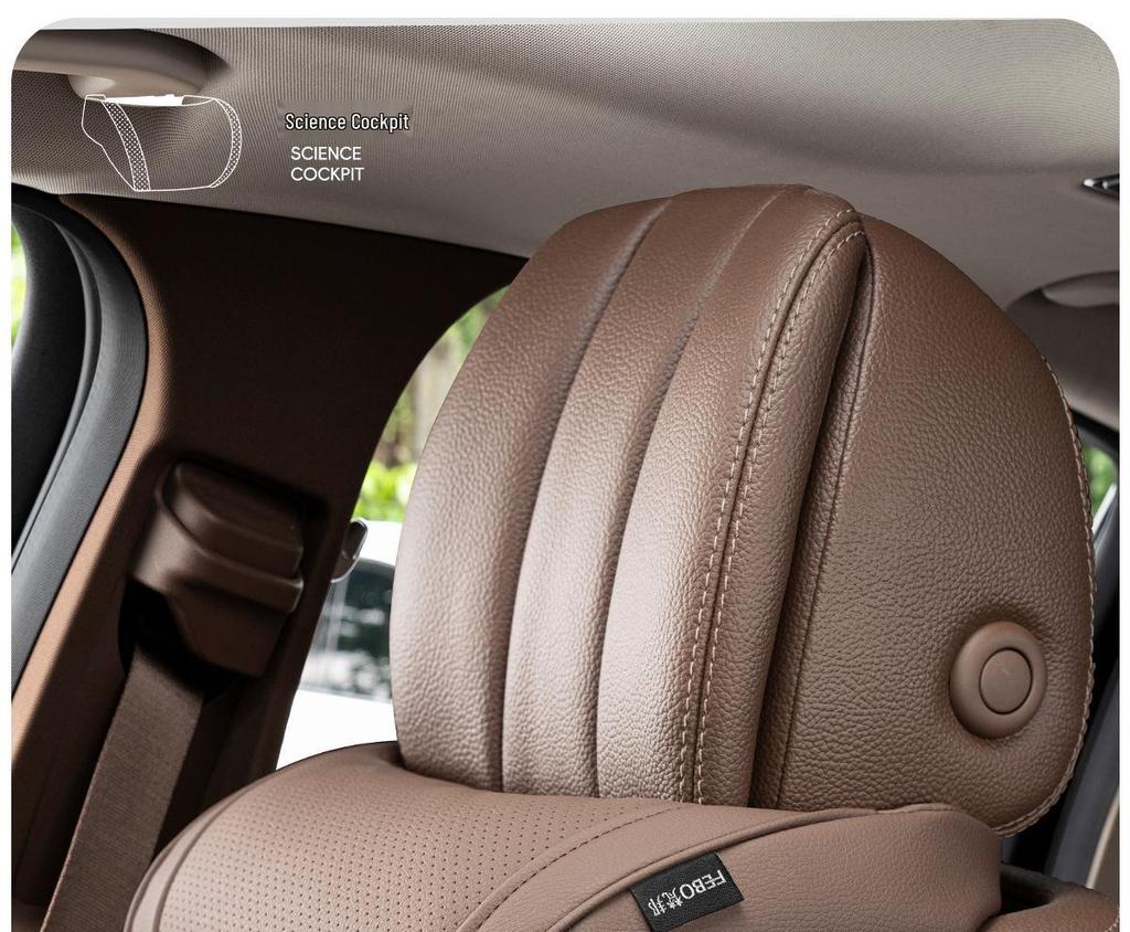Подголовник для роскошного автомобиля: Поддержка шеи и поясницы для Mercedes-Maybach, BMW, Tesla