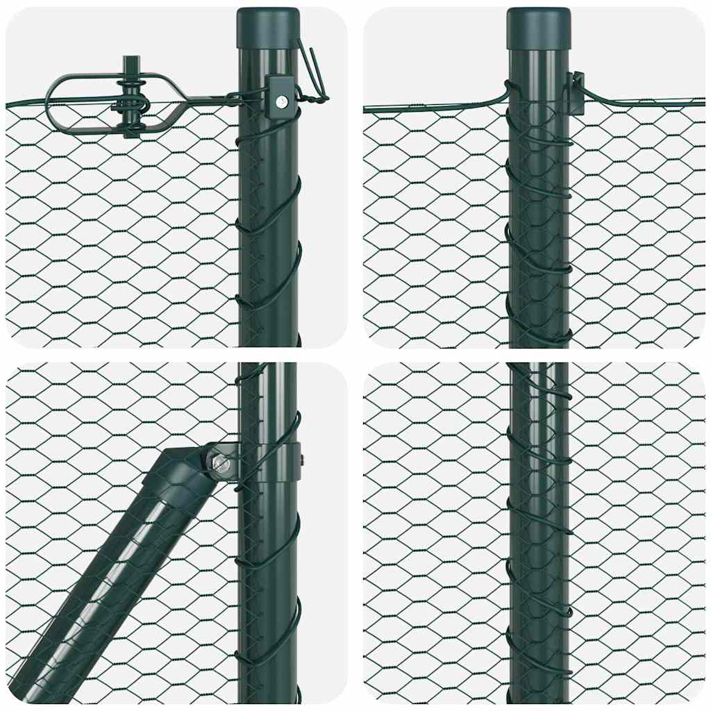 Welded Wire Fence with Concrete Foundation 10 x 0.6 m (W x H)