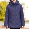 Winter Down Coat for Women Vintage Plus Size Outerwears Hooded Elegant Thick Warm Down Jacket Woman Parkas