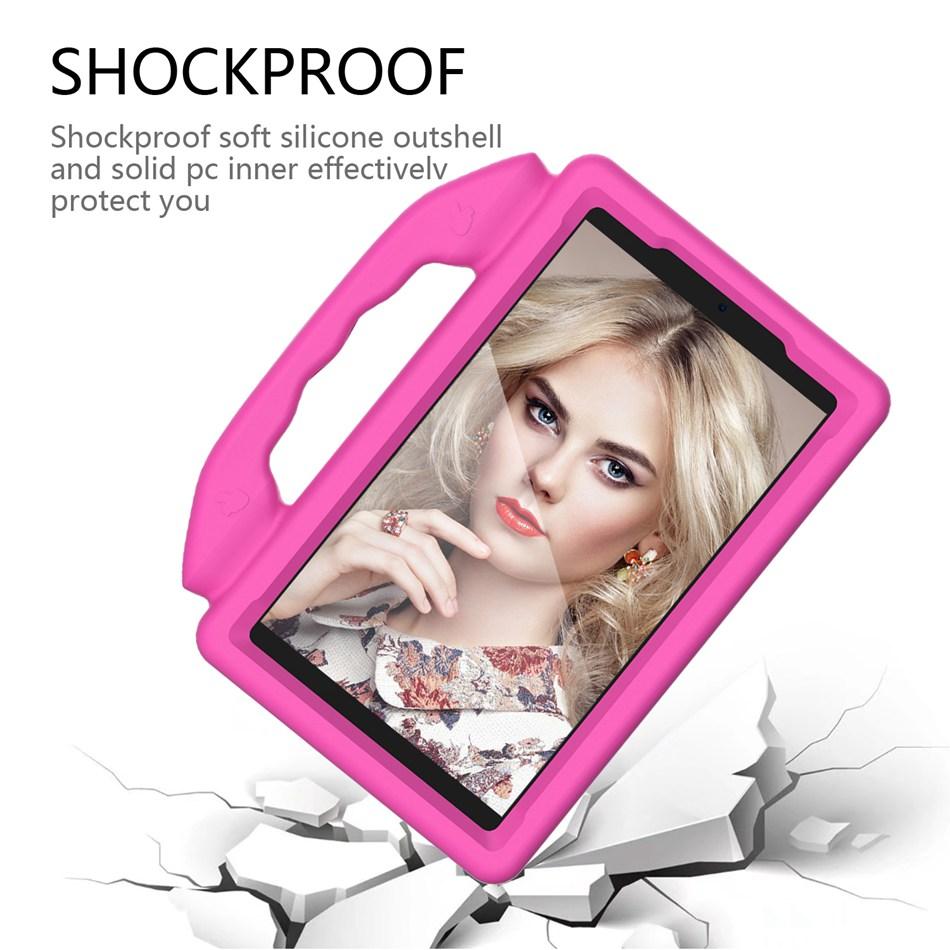 EVA Cover For Samsung Galaxy Tab 4 8.0 T330 T331 Kids Stand Tablet Case For Samsung Tab A 8.0 T380 T385 T387 E 8" T375 T377