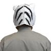 Latex Tiger Mask - Zodiac Animal Halloween Party Headgear for Year of the Tiger Performances.
