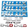 Applicable to the new HILLIX body sticker, Hyrax label SR5 D4D modified 8-piece set label rear car sticker