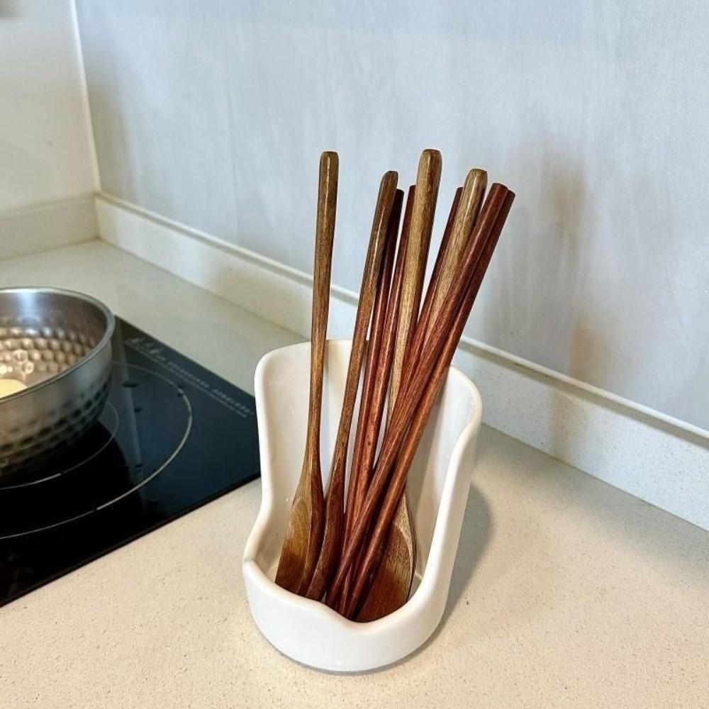 Non-Slip Pot Lid Holder Heat Resistant Spoon Rest Kitchen Storage Organizer Stovetop Side