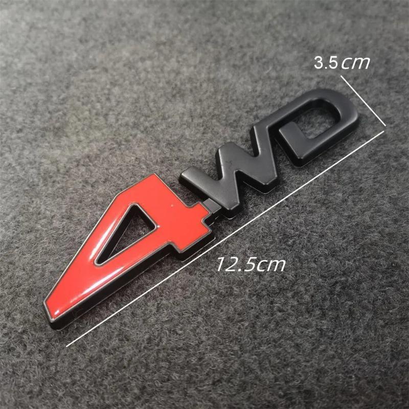 3D Металлический Логотип 4wd Эмблема Буквы Наклейка На крыло Багажник Автомобиля Значок Наклейка Аксессуары