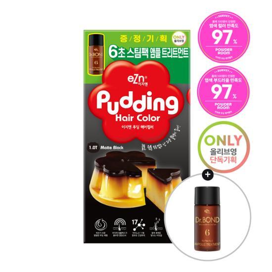 EZN Pudding Hair Color 1.0T Matte Black Special