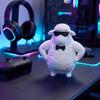 Милая Классная Фигурка Овцы 3D Печать Маленький Ягненок с Солнечными Очками и Галстуком-Бабочкой Новинка Животное Скульптура для Дома Офиса Декора Стола