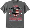 Big And Tall 2Nd A D T American Flag Skull Decal Tee Unisex T-Shirt
