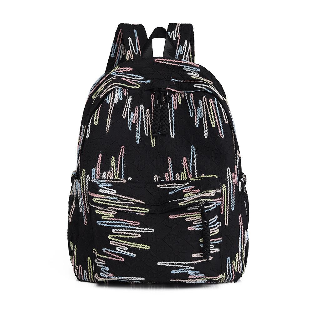 Schoolbag1011 High value backpack Small fresh bag Junior high school student backpack College style Large capacity class schoolbag Women's bag
