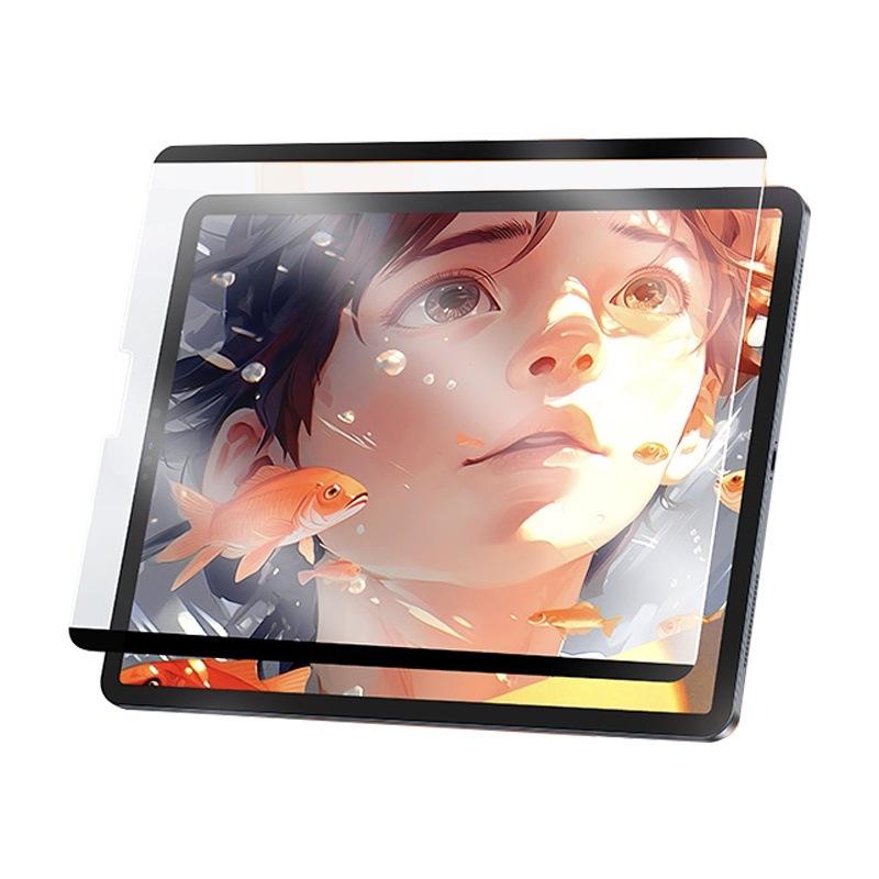 Магнитная матовая защитная пленка для экрана Apple iPad 10.9" (Совместим с iPad 9-го/6-го поколения и Air 7)