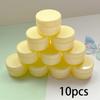 10Pcs Portable Refillable Bottles Travel Face Cream Lotion Cosmetic Container Plastic Empty Makeup Jar Box 10g 20g 30g 50g Travel Accessories