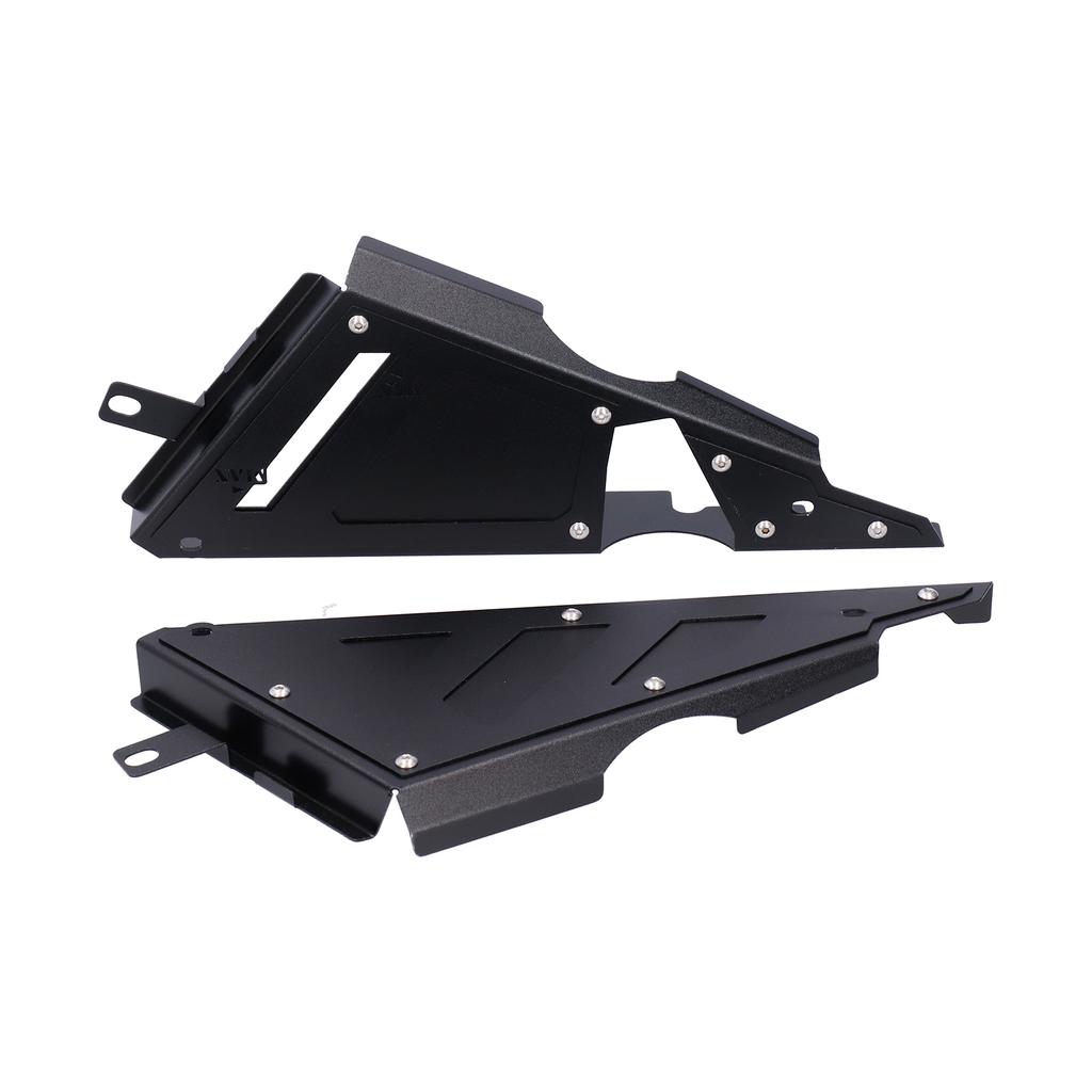 2pcs Motorcycle Side Frame Covers Panel Guard Fit for Kawasaki Ninja 650 Z650 2017‑2019Black