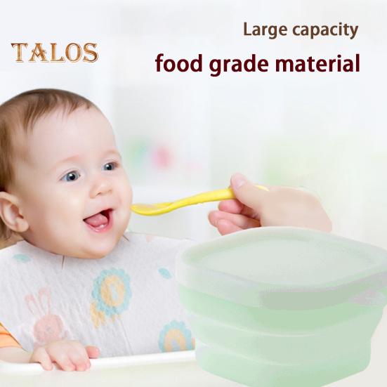 Миска для кемпинга, большая емкость, многофункциональная, многоразовая, удобная, безопасная для морозильной камеры, силиконовая складная миска для улицы