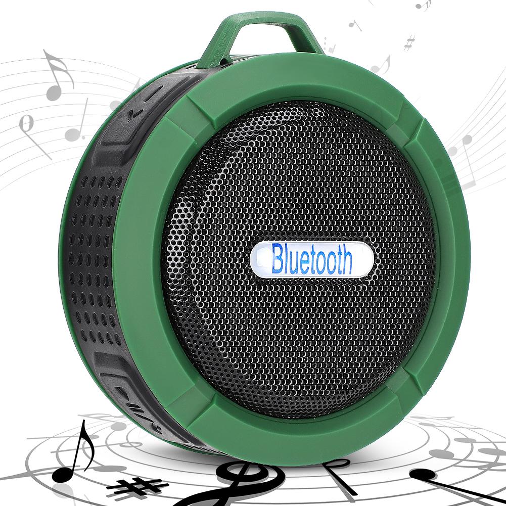 C6 Беспроводное соединение Водонепроницаемая Bluetooth-передача Аудио На открытом воздухе Альпинизм Велоспорт Портативный Бас Спорт