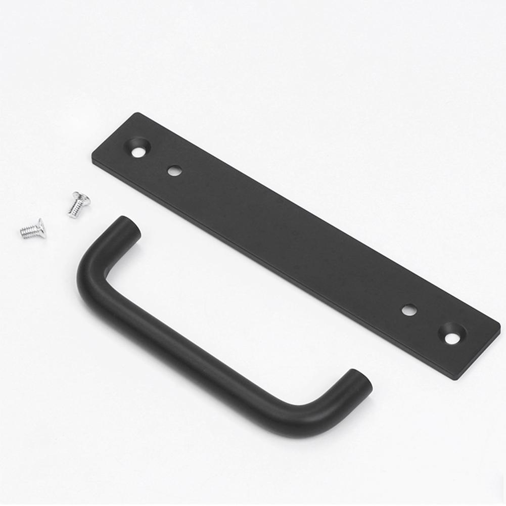 1 шт. Металлическая прочная ручка для двери амбара, ручка с длинным основанием, ручка с длинным основанием для ворот гаража