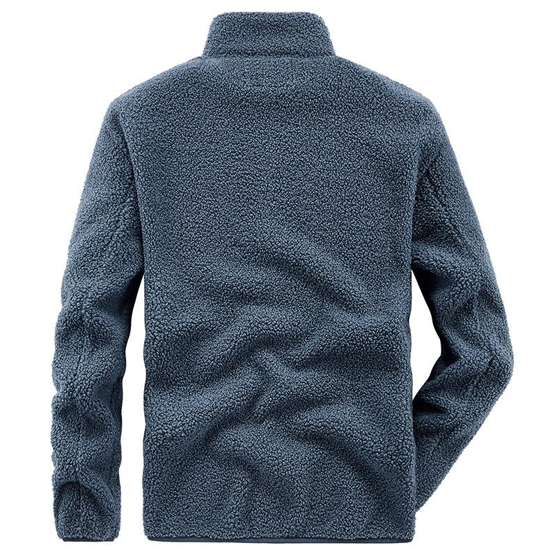 Autumn and Winter Fleece Jacket Outdoor Fleece Top Jacket Men's Cardigan Thickened Coat
