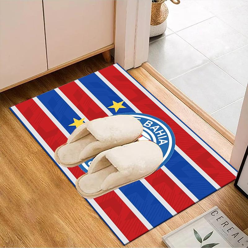 Ba-hia Sports Club Emblem Printed Office Carpet Chair Cushion Entryway Rug, Rugs for Living Room, Bedroom Christmas gifts