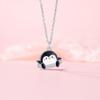 Little Penguin Necklace Simple Temperament Schoolgirl Commuter Pendant Stainless Steel Clavicle Chain