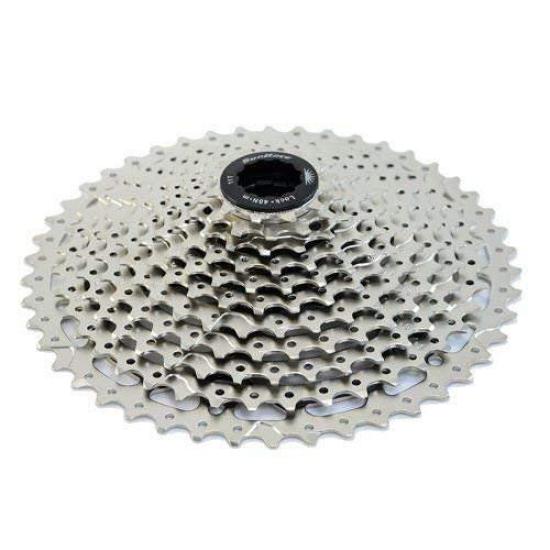 SunRace Кассета CSMS8 с широким диапазоном 11 скоростей серебристая 11-46T , , #XTE1382
