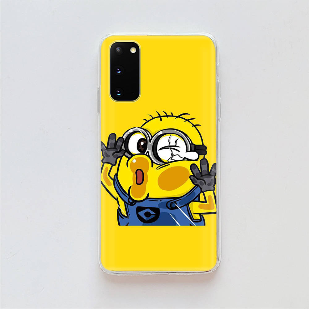 AM27 Minion Прозрачный чехол для Samsung A04 A14 A23 A34 A54 M23 M33 M52 M53 Realme 10 9 C30S C35 C55 VIVO Y02 Y21 Y33S Y51 X80 V25 Чехол