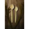 Set Of 2 Natural And High Quality Genuine Boxwood Spoons 27 And 24 Cm Wooden Spoons