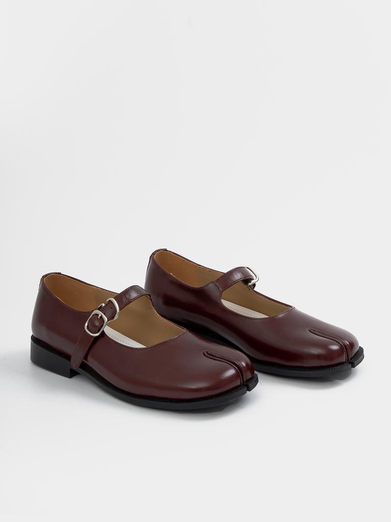 Элегантные женские туфли Мэри Джейн на плоской подошве с пряжкой, удобные кожаные офисные туфли для повседневной носки