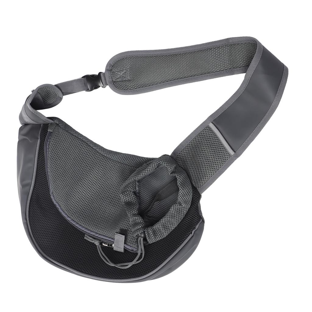 Pet Dog Sling Carrier Adjustable Belt Breathable Mesh Hand Free Puppy Sling Bag for Cats Outdoor