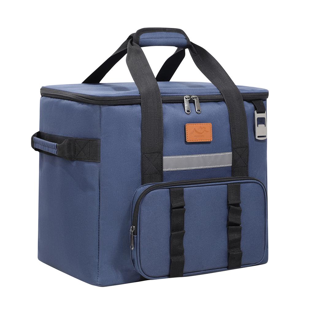 Insulated Lunch Box For Men & Women – Leak-Proof Cooler Bag With 4 Pockets, Adjustable Strap, Perfect For Work, Travel, And Picnics