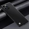 EUCAGR Роскошный чехол для телефона из ПУ-кожи для iPhone 17 Pro Max 17E 16E 15 14 13mini 12 Pro Max Однотонная кожаная ударопрочная мягкая задняя крышка